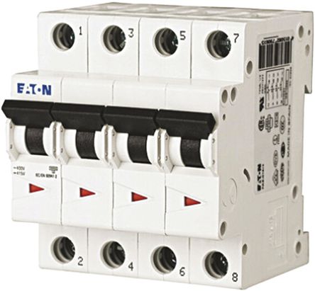 Eaton - FAZ6-B20/4 - Eaton xEffect FAZ6 ϵ 4 20 A MCB ΢Ͷ· FAZ6-B20/4, 6 kA Ͽ, B բ		