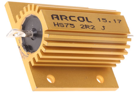 Arcol - HS75 2R2 J - Arcol HS75 ϵ HS75 2R2 J 75W 2.2 5%  尲װ̶ֵ, Ӷ, Ƿװ		