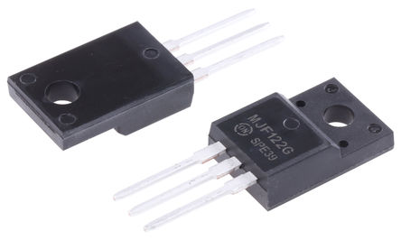 ON Semiconductor - MJF122G - ON Semiconductor MJF122G NPN ֶپܶ, 8 A, Vce=100 V, HFE=1000, 3 TO-220װ		