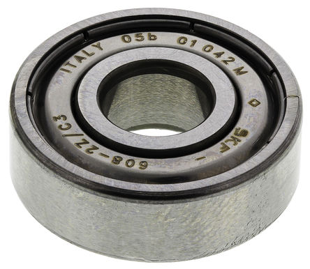 SKF - 608-2Z/C3 - SKF   608-2Z/C3, 1.37kN ̬, 8mm ھ, 22mm ⾶		
