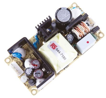 RS Pro - RPS-60-24 - RS Pro 60W  ǶʽģʽԴ SMPS RPS-60-24, 127 to 370 V dc, 90 to 264 V ac, 24V dc, 2.5A, 85%Ч, ʽװ		