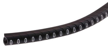 HellermannTyton - 901-10315 - HellermannTyton Helagrip ϵ 250װ ڵװ Ϲ̶ ±ʶ 901-10315, 5mm, 6.8 mm, 4  9mmֱ, ӡ"0"ͼ		