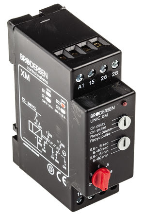 Brodersen Systems - XM-D2 - Brodersen Systems XM-D2 ϵ ๦ ʱ̵ XM-D2/RS, 0.6  С 60, ˫˫, 2, DPDT, 10.5  265 V /ֱ		