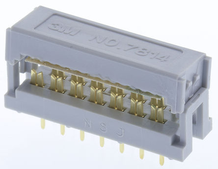 3M - 7814-0000PR - 3M 2 14· 2.54mmھ ֱ  IDC  7814-0000PR, °װ		