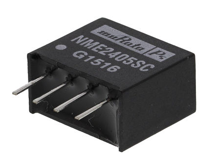 Murata Power Solutions - NME2405SC - Murata Power Solutions NME ϵ 1W ʽֱ-ֱת NME2405SC, 21.6  26.4 V ֱ, 5V dc, 200mA, 1kV dcѹ, SIPװ		