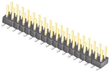 Samtec - TSM-118-02-L-DV - Samtec TSM ϵ 36· 2.54mmھ (2) ֱ Ź TSM-118-02-L-DV, Ӷ˽, 7A, 氲װ		