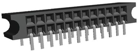 TE Connectivity - 5-532956-4 - TE Connectivity AMPMODU Mod II ϵ 2 24· ֱ 2.54mmھ ͨ ӡˢ· 5-532956-4, Ӷ˽, 		