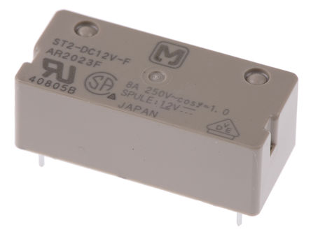 Panasonic - ST212F - Panasonic ST212F DPNO PCB װ Ǳ̵, 8 A, 12V dc		