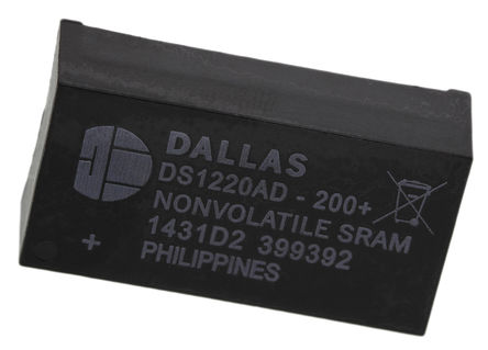 Maxim - DS1220AD-200+ - Maxim DS1220AD-200+ 16kbit NVRAM 洢, 4.5  5.5 VԴ, 0  +70 C, 24 EDIPװ		