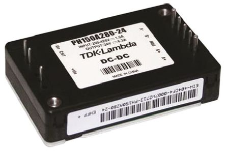 TDK-Lambda - PH-75A-280-24 - TDK-Lambda 76.8W ʽֱ-ֱת PH-75A-280-24, 200  425 V ֱ, 24V, 3.2A, 500V dcѹ, 89%Ч, 1/4 שװ		