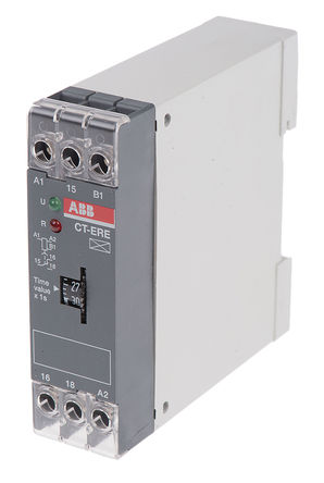 ABB - 1SVR550107R4100 - ABB  ʱ̵ 1SVR550107R4100, 0.3  30 s, ˫, 1, SPDT, 200  240 V 24 V /ֱ		