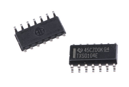 Texas Instruments - TXS0104ED - Texas Instruments TXS0104ED ѹƽλ, ©·, 1.65  3.6 V2.3  5.5 VԴ, 14 SOICװ		