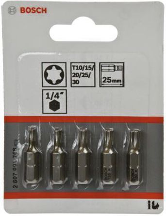 Bosch - 2607001768 - Bosch 5װ T10T15T20T25T30 ˿ͷ 2607001768, Torx ͷͷ		