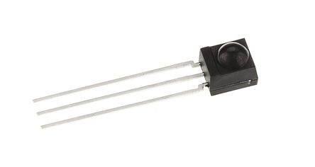 Vishay - TSOP34438SS1F - Vishay 38kHz IR  TSOP34438SS1F, 950nm, 45m, 2.5V - 5V, 3		