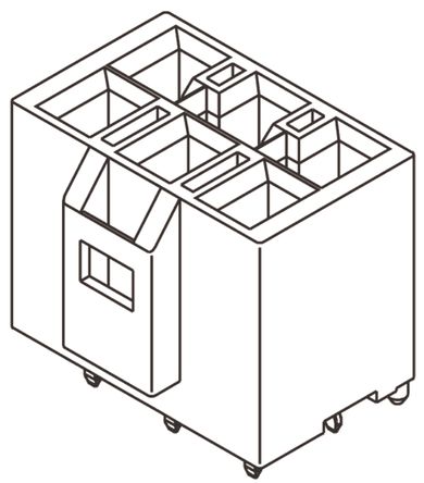 Molex - 53728-0419 - Molex 53728 ϵ 4· 6.5mmھ (2) ֱ PCB  53728-0419, Ӷ˽, 9A, ͨ		