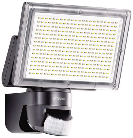 Steinel - XLED Home 3  Black - Steinel XLED Home ϵ 18 W IP44 LED  582111, 330 LED, 230  240 V, 234 x 206 x 180 mm		