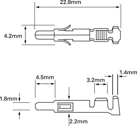 TE Connectivity - 770250-1 - TE Connectivity Universal MATE-N-LOK II ϵ  ѹӽ߶ 770250-1,  ͭо, 20AWG  14AWG		
