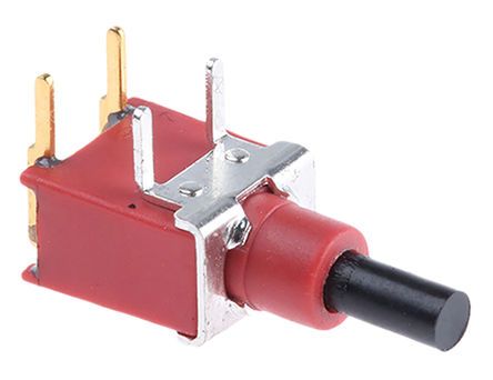 KNITTER-SWITCH - TSP1C-RA - KNITTER-SWITCH TSP1C-RA ɫ Off-(On) ˫ PCB ΢Ͱť, 400 mA @ 20 V		