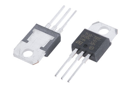 STMicroelectronics - T410-700T - STMicroelectronics T410-700T ˫ɿع迪Ԫ, 4A, 700Vֵ, 10mA 1.3V, 3 TO-220ABװ		