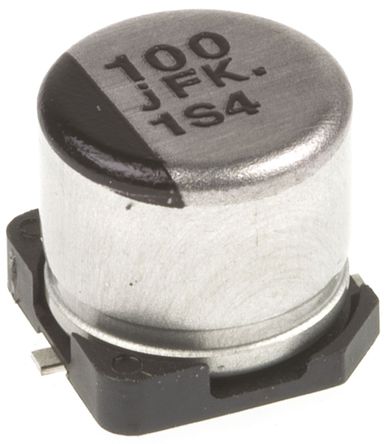 Panasonic - EEEFK0J101P - Panasonic FK SMD ϵ 6.3 V ֱ 100F SMD  EEEFK0J101P, 20%ݲ, +105C		