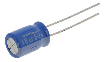 Nichicon - UBT1H100MPD8 - Nichicon BT ϵ 50 V 10F ͨ  UBT1H100MPD8, 20%ݲ, 750m(ֵ), +125C, 5101-4װ		