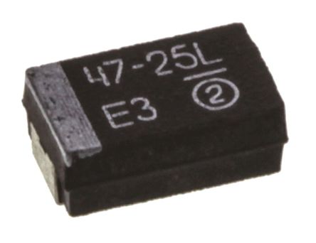 Vishay - TR3D476K025C0150 - Vishay Extreme TR3 ϵ 47F 10% SMD  TR3D476K025C0150, 25 V ֱ, 7343-31 װ, 150m ESR, +125C		