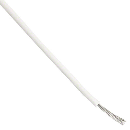 Alpha Wire - 7130 WH005 - Alpha Wire 30m ɫ 24 AWG UL1429 о ڲߵ 7130 WH005, 0.23 mm2 , 7/0.20 mm оʾ, 300 V		