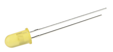 Broadcom - HLMP-4719 - Broadcom ɫ (585 nm ) LED HLMP-4719, 2.5 V, 2.1 mcd, 50 ӽ 5mm (T-1 3/4) ͨ		