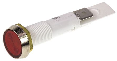 Arcolectric - C027500NBB - Arcolectric C027500NBB 13.3 mm Ƕʽ ɫ neon ָʾ, ƬӶ, 10mmװ׳ߴ, 230 V 		