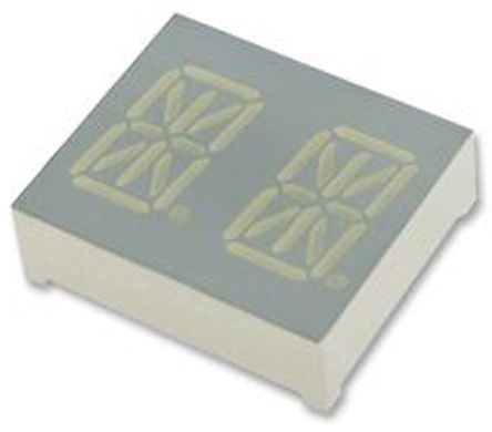 Kingbright - PDA54-12SYKWA - Kingbright PDA54 ϵ 2ַ 14   ɫ LED  PDA54-12SYKWA, 87 mcd, ҲС, 13.8mmַ, ͨװװ		