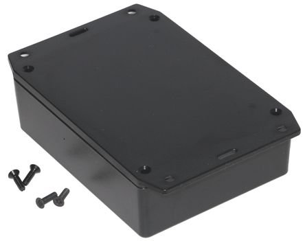 Hammond - 1591XXGFLBK - Hammond 1591 ϵ IP54 ABS  1591XXGFLBK, , 122.5 x 95.9 x 35.3mm		