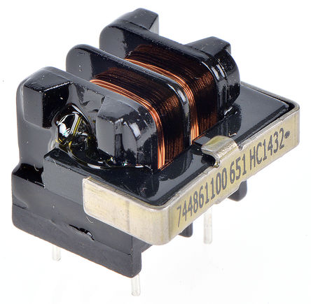 Wurth Elektronik - 744861100 - Wurth Elektronik WE-TFCH ϵ 744861100 ģȦ, 10 mH, 3.3ֱ, 450 mA, 17 x 15.23 x 12.32mm, UTװ		