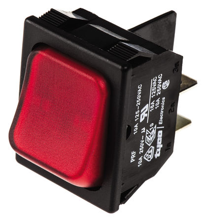 TE Connectivity - 1634201-4 - TE Connectivity 1634201-4 DPST ɫ  ̰忪,  - , 10 A@ 250 V 		