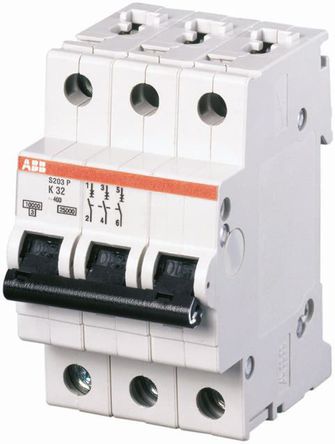 ABB - 2CDS253001R0607 - ABB System M Pro S200 ϵ 3 63 A MCB ΢Ͷ· 2CDS253001R0607, 6 kA Ͽ, K բ		