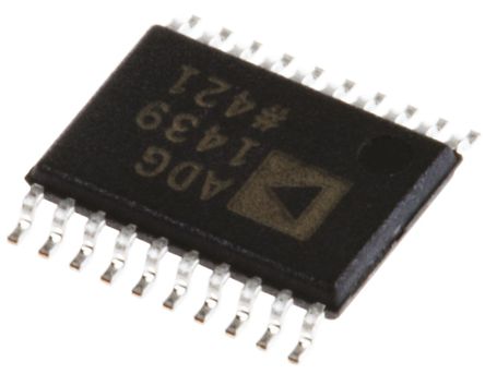 Analog Devices - ADG1439BRUZ - Analog Devices ADG1439BRUZ ·ؼɵ·, ˫4x2, 12 VԴ, 20 TSSOPװ		