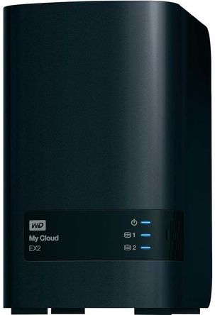 Western Digital - MY CLOUD EX2/2TB-RED - Western Digital My Cloud EX2  總Ӵ洢 (NAS) MY CLOUD EX2/2TB-RED, 渽2 x 1 TB , 2 ߼, 2 x USB 3.0 ˿		