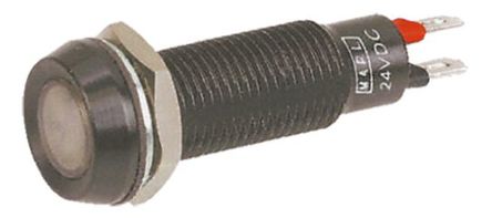 Marl - 677-997-22 - Marl 677-997-22 7 mm  ɫ LED ָʾ, ƬӶ, 8.1mmװ׳ߴ, 24 V ֱ		