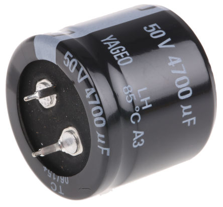 Phycomp - LH050M4700BPF-3025 - Phycomp LH ϵ 50 V ֱ 4700F ͨ  LH050M4700BPF-3025, 20%ݲ, +85C		