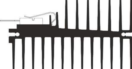 AAVID THERMALLOY - 0SA36/50/B - AAVID THERMALLOY ɫ ɢ 0SA36/50/B, 1.95K/W, аװ, 50 x 49.5 x 85.5mm		