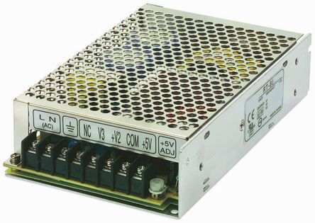 RS Pro - RT-85A - RS Pro 84.5W 3 ǶʽģʽԴ SMPS RT-85A, 125  373 V dc, 88  264 V ac, 12 V dc, 5 V dc		