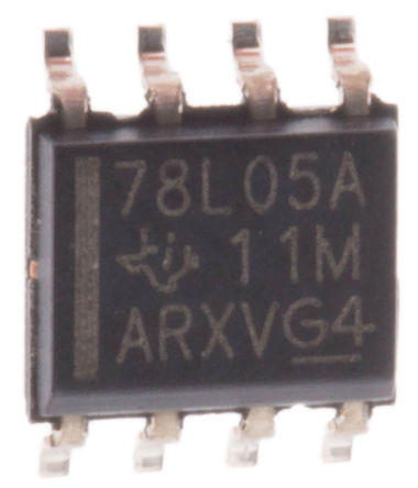Texas Instruments - UA78L05ACD - Texas Instruments UA78Lxx ϵ UA78L05ACD ѹ, 7  20 V, 5 V, 5%ȷ, 100mA, 8 SOIC		