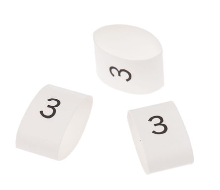 TE Connectivity - TRSA-1019/G/1/3 - TE Connectivity 100װ ɫ ̶ ±ʶ TRSA-1019/G/1/3, 4  12mmֱ, ӡ"3"ͼ		