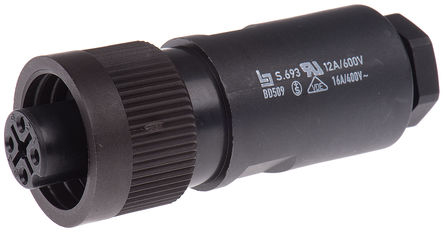 Binder - 99-4222-110-04 - Binder 693 ϵ 4· °װ ֱ  ͷ 99-4222-110-04, ĸ, ݶ̶Ӻ		