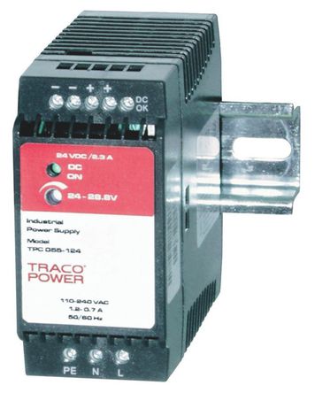 TRACOPOWER - TPC 055-148 - TRACOPOWER 55W DIN Դ TPC 055-148, 87%Ч, 264V ac, 1.15A, 56V dc 48V dc/		