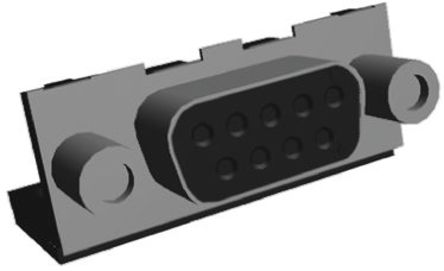 TE Connectivity - 8-106505-2 - TE Connectivity Amplimite HD-20 ϵ 2.74mm ھ 9 · ֱ ͨװװ ŷʽӡˢ· D-Sub   8-106505-2		