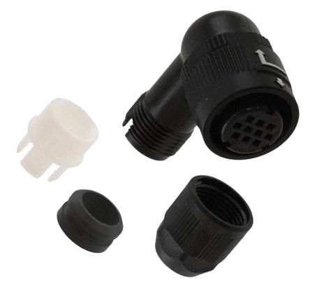 Hirose - HR34B-12WLPA-10SC - Hirose HR34B ϵ 10· °װ ֱ  ͷ HR34B-12WLPA-10SC, ĸ, ʽӺ		