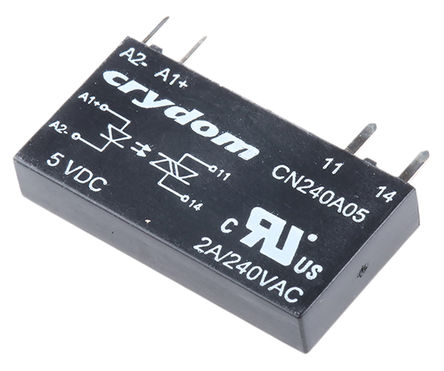 Crydom - CN240A05 - Crydom 2 A PCBװ ̵̬ CN240A05, 㽻л, 280 V 		