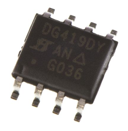 Vishay - DG419DY-T1-E3 - Vishay DG419DY-T1-E3 ģⵥ˫, -˫, 15 V18 V24 V28 VԴ, 8 SOICװ		