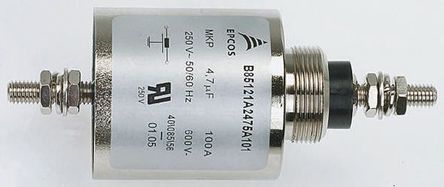 EPCOS - B85121A2475A101 - EPCOS B85321 ϵ 100A 250 V 600 V ֱ, 60Hz ˿װ RFI ˲ B85121A2475A101, ˿Ӷ		