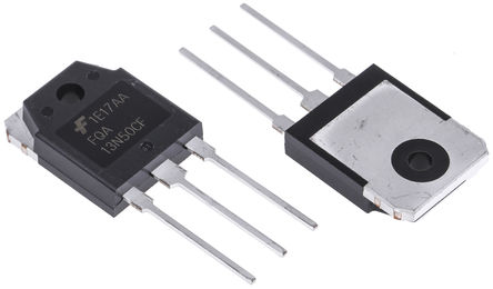 Fairchild Semiconductor - FQA13N50CF - Fairchild Semiconductor QFET ϵ Si N MOSFET FQA13N50CF, 15 A, Vds=500 V, 3 TO-3PNװ		